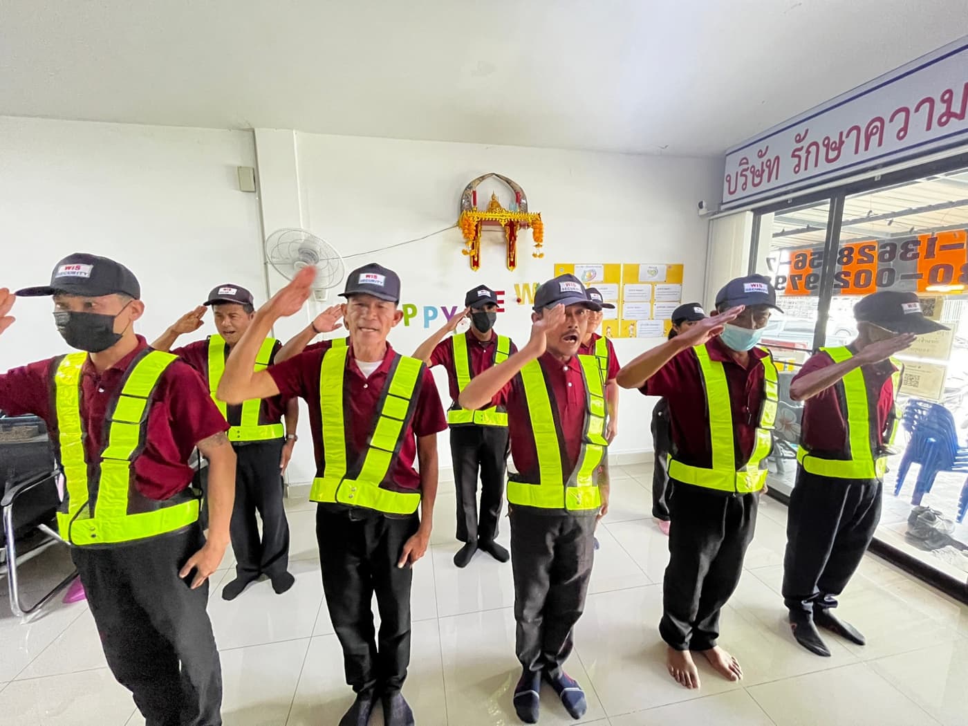 ทีมงานพนักงานรักษาความปลอดภัย วิศการ์ด