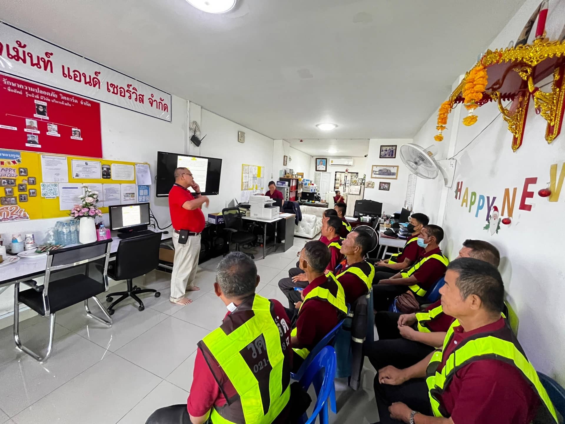 ทีมงานพนักงานรักษาความปลอดภัย วิศการ์ด